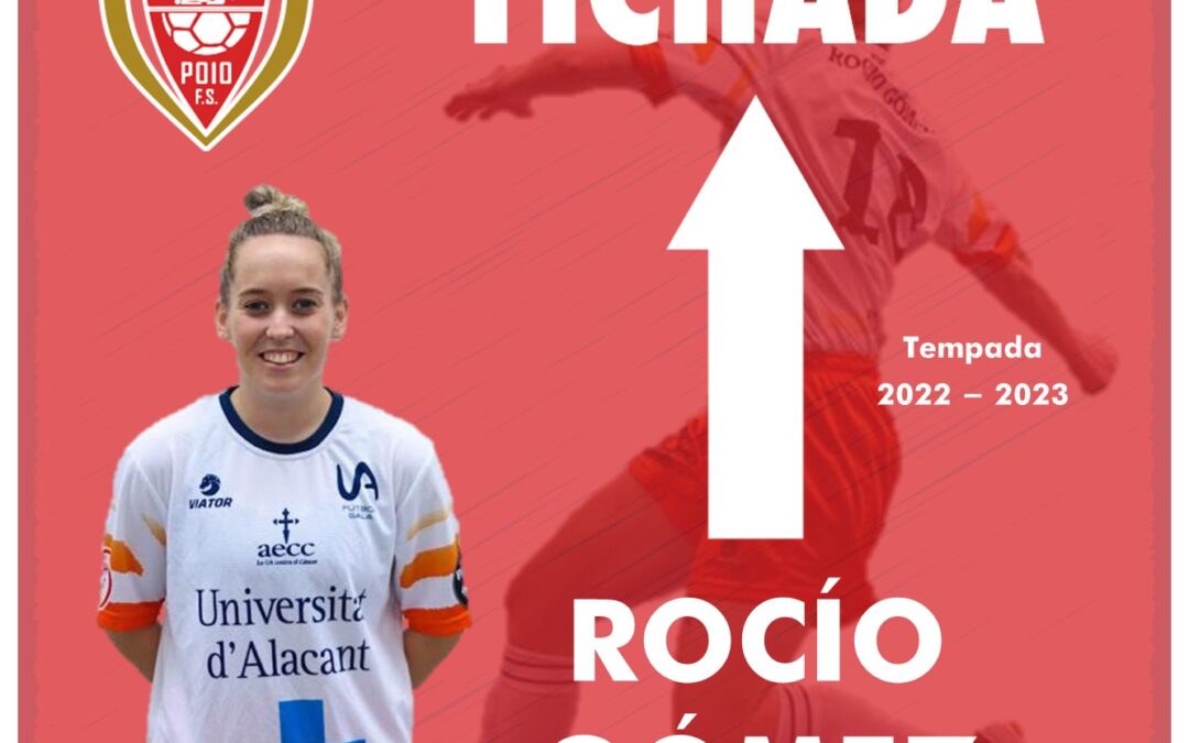 A quinta xogadora en vir é Rocío Gómez